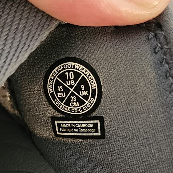 Keen Solr Toe Post Men's Buckle Strap Sport/Beach Sandals Shoes Size 10 Gray - Picture 9 of 9